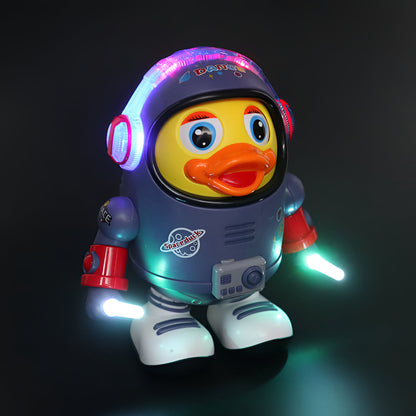 Giocattolo Anatra Astronauta Danzante Figura Musicale Interattiva