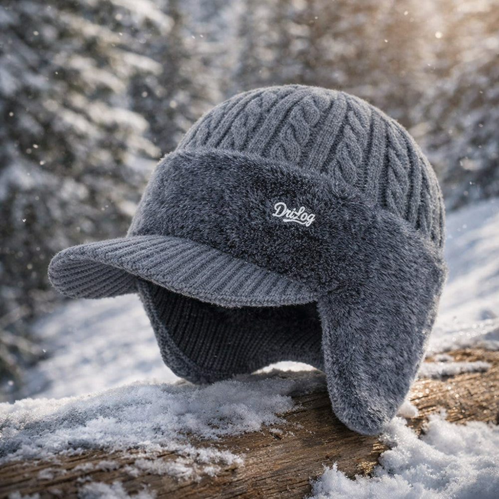 Trapper Winter Hat Ear Flap Knit Cap Visor – DecorsDeluxe