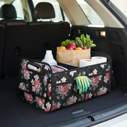 Car Trunk Organizer Foldable Waterproof Storage Box Large Capacity