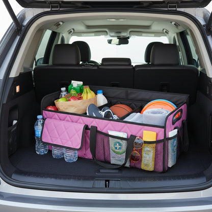 Car Trunk Organizer Foldable Waterproof Storage Box Large Capacity
