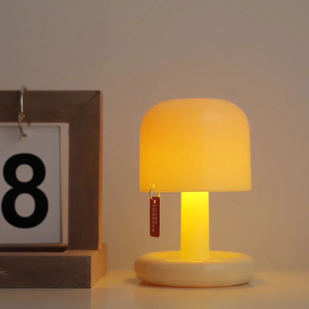 Sunset Glow Mushroom Lamp | Rechargeable Touch Night Light