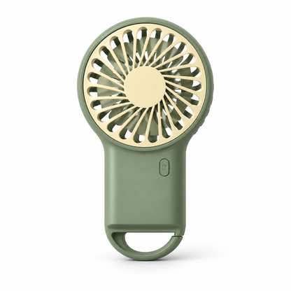 Mini ventoinha recarregável por USB, dobrável, portátil e ajustável