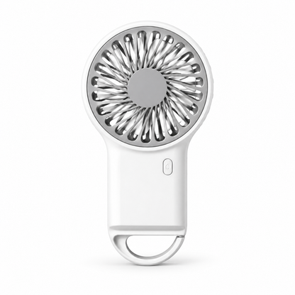 Mini ventoinha recarregável por USB, dobrável, portátil e ajustável