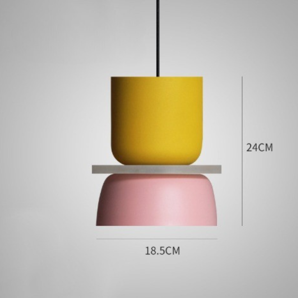 Macaron Pendant Light | Colourful Nordic Ceiling Lamp