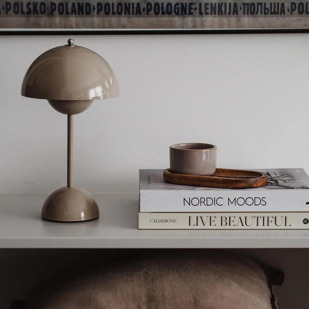 Mushroom Pod LED Table Lamp | Rechargeable Touch Control Night Light