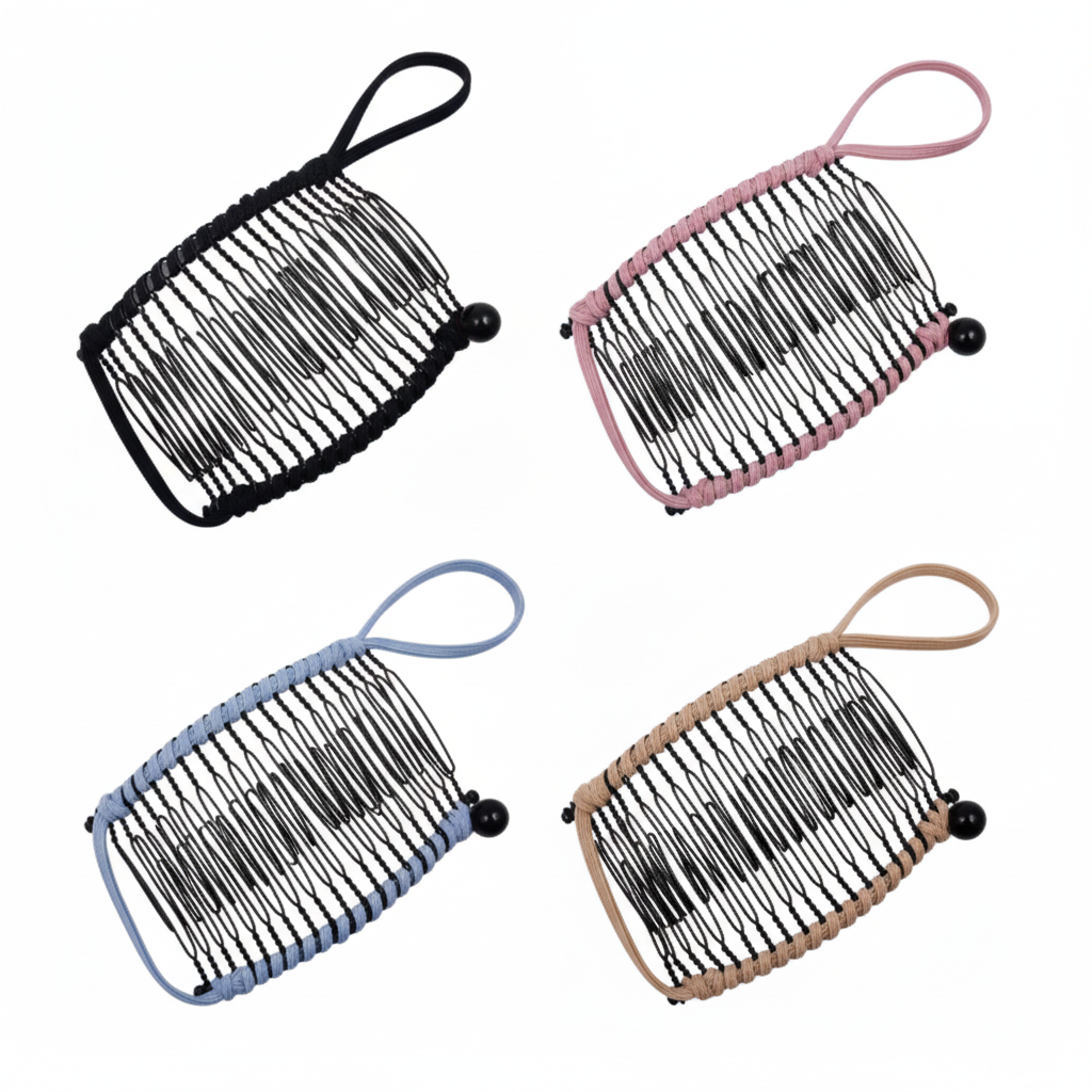 Haarspange Metall Krallenclip Retro Stil Starker Halt Dickes Haar