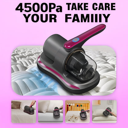 Vacuum Cleaner Handheld Cordless Dust Remover Mattress Device