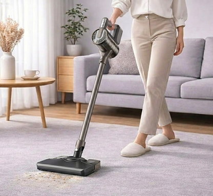 Aspirador Sem Fios Tipo Vara Leve para Limpeza de Pavimentos Domésticos