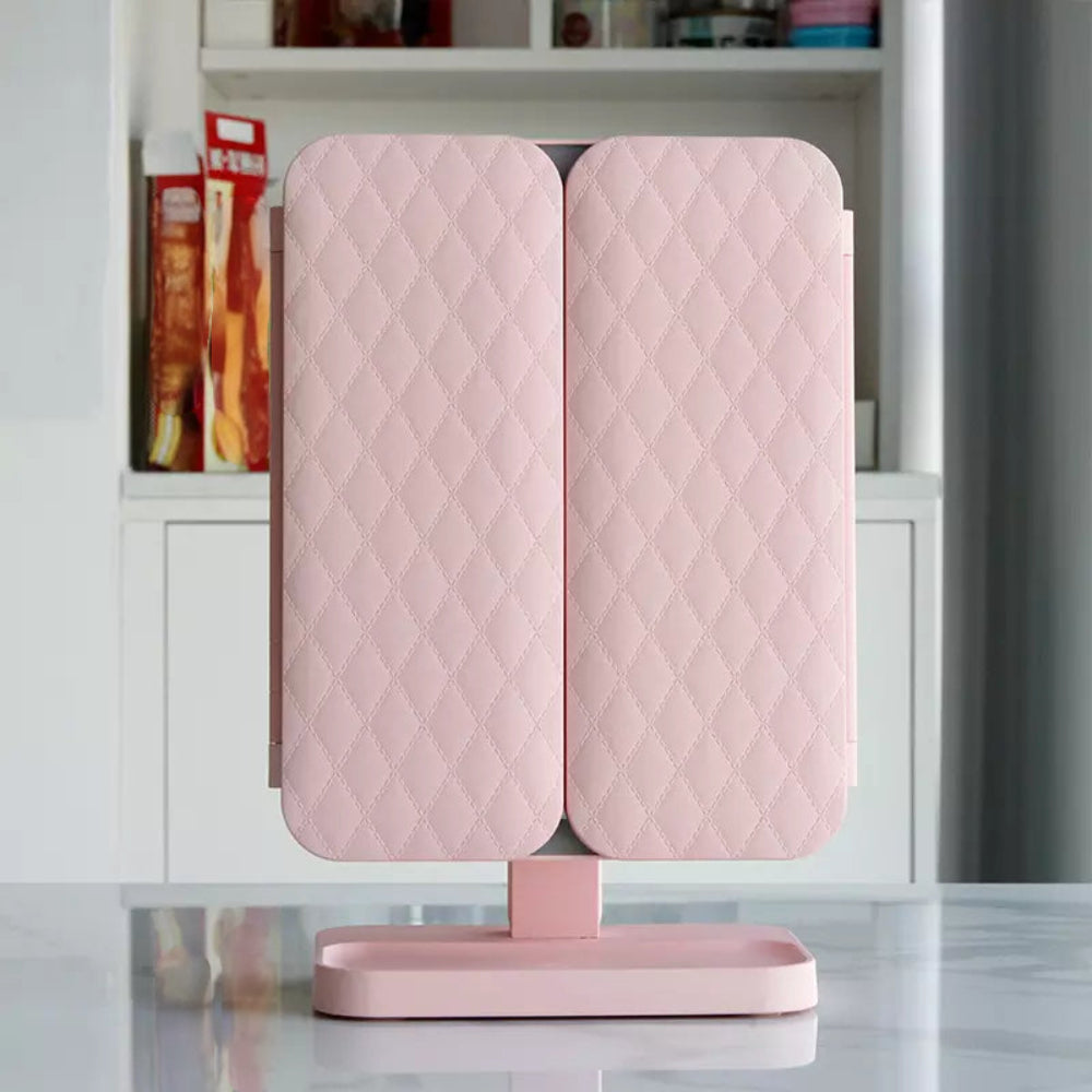 Vanity Mirror LED Adjustable Lighting Foldable Makeup Stand