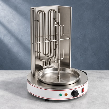 Vertical Broiler Rotisserie Grill Countertop Shawarma Machine