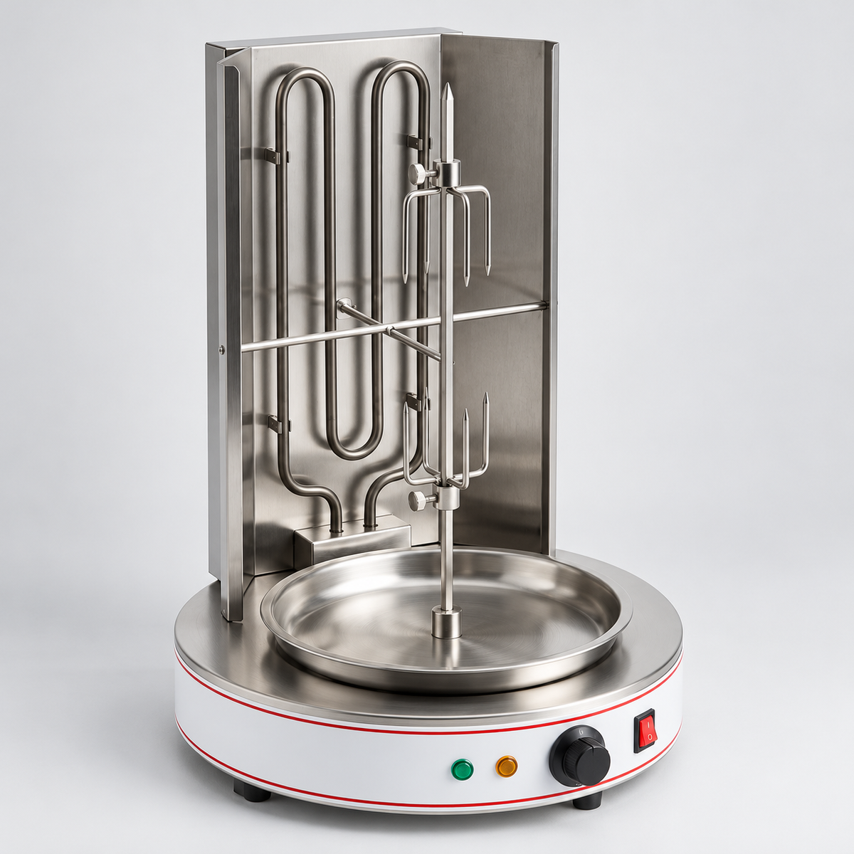 Vertical Broiler Rotisserie Grill Countertop Shawarma Machine