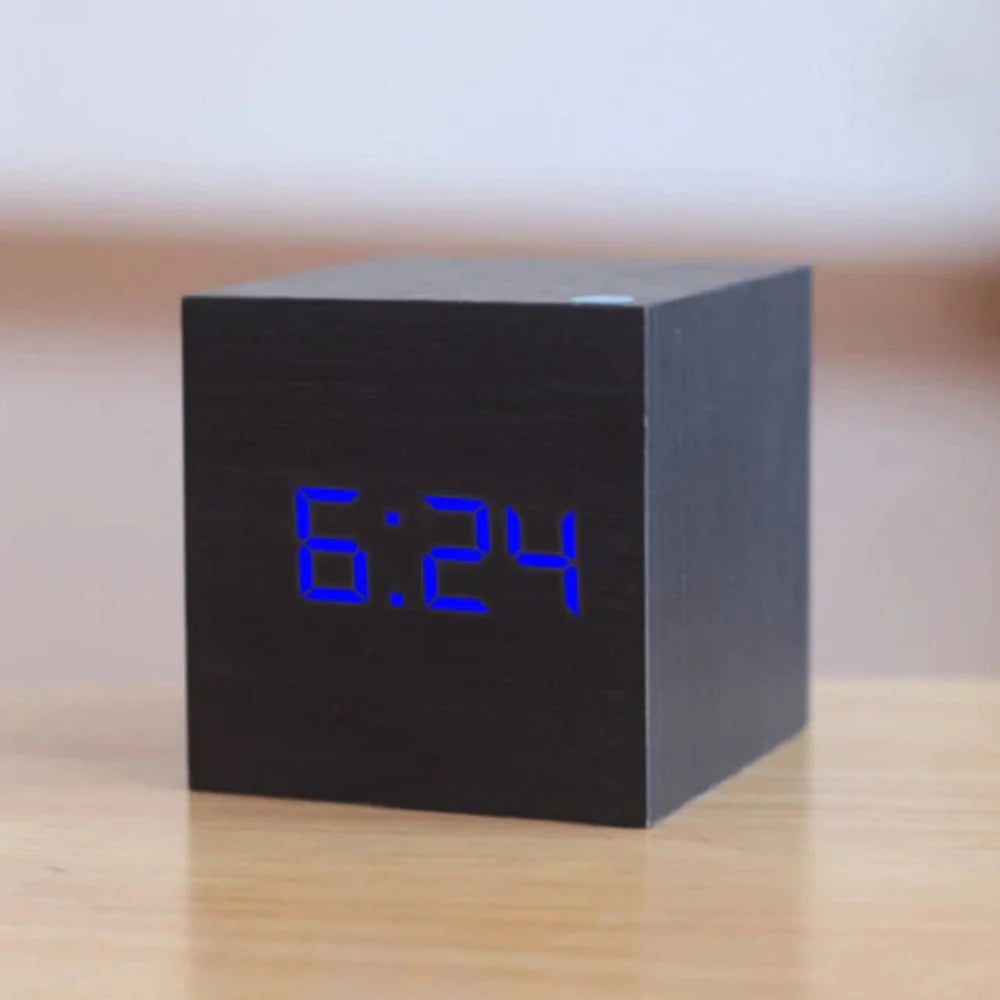Mini LED Digital Alarm Clock | Compact Modern Design