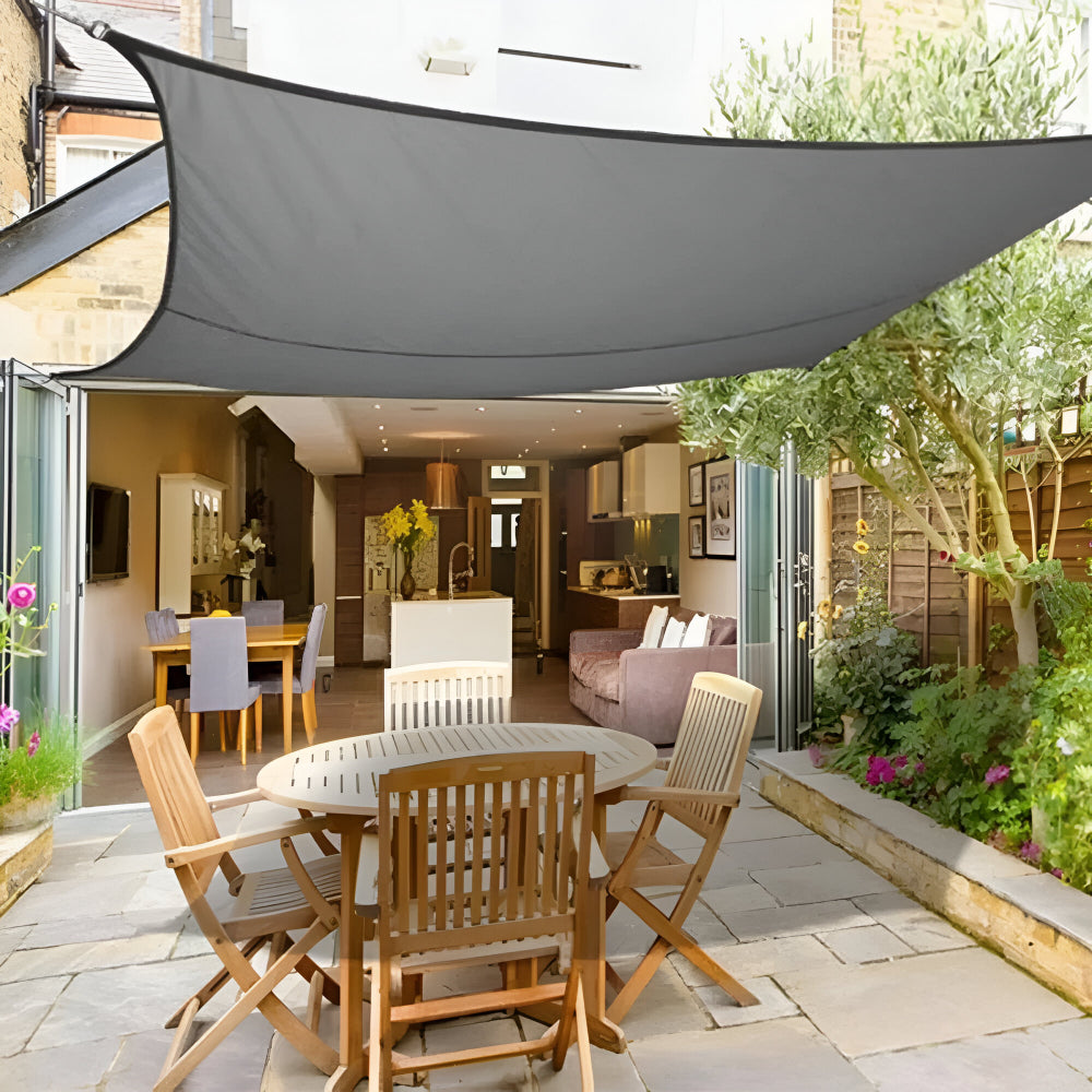 Toldo de sombra solar para patio cubierta exterior