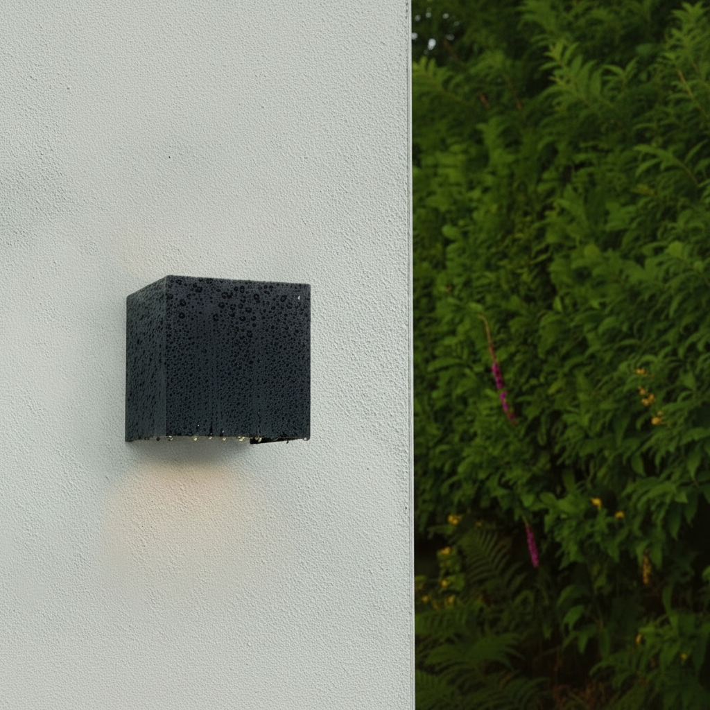 Væglampe med bevægelsessensor genopladelig LED-kubelygte