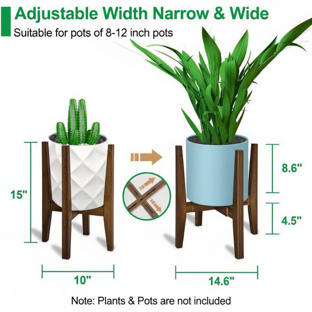 marble plant stand indoor Plant Stand Adjustable Indoor Marble Top Flower Holder – DecorsDeluxe