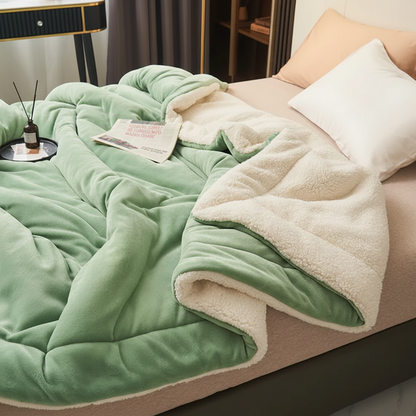Kaste Tæppe Hygge Flannel Blødt Varmt Seng Sofa Dække