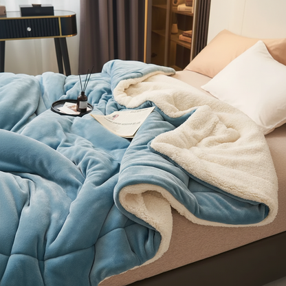 Kaste Tæppe Hygge Flannel Blødt Varmt Seng Sofa Dække