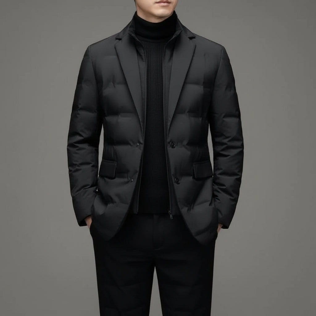 Casaco de Inverno Masculino Impermeável Softshell para Uso Casual e Profissional