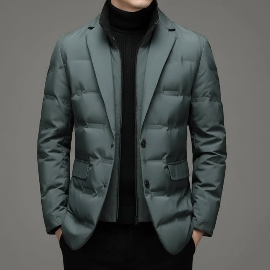 Casaco de Inverno Masculino Impermeável Softshell para Uso Casual e Profissional