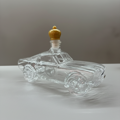 Bottiglia da bar a forma di automobile in vetro per decanter di whisky
