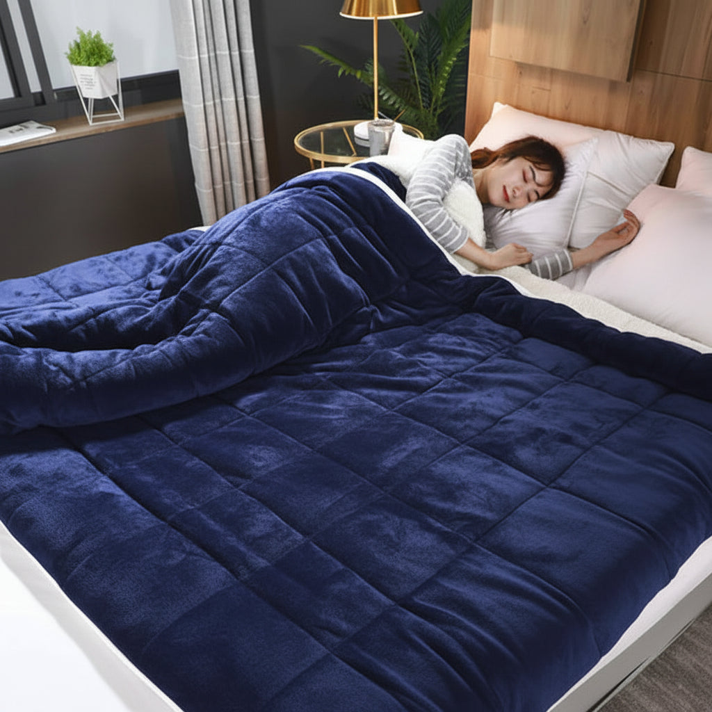 Decke Flanellwurf Weich Warm Winter Sofa Bettbezug – DecorsDeluxe