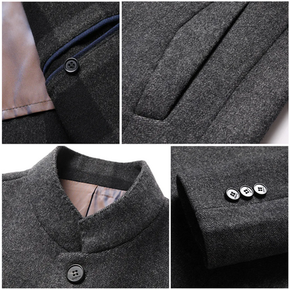 Winter Jacket Men Waterproof Quilted Down Slim Fit Outerwear