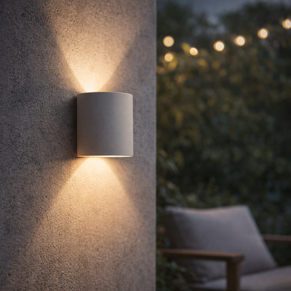 Luz de Parede Moderna LED Direcionada para Cima e para Baixo Interior Exterior