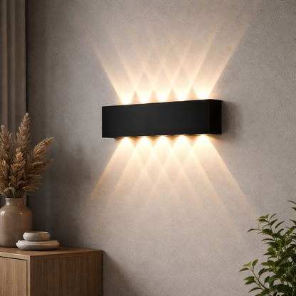 Luz de Parede Moderna LED Direcionada para Cima e para Baixo Interior Exterior