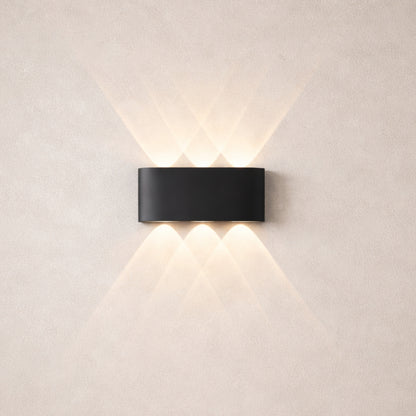 Luz de Parede Moderna LED Direcionada para Cima e para Baixo Interior Exterior