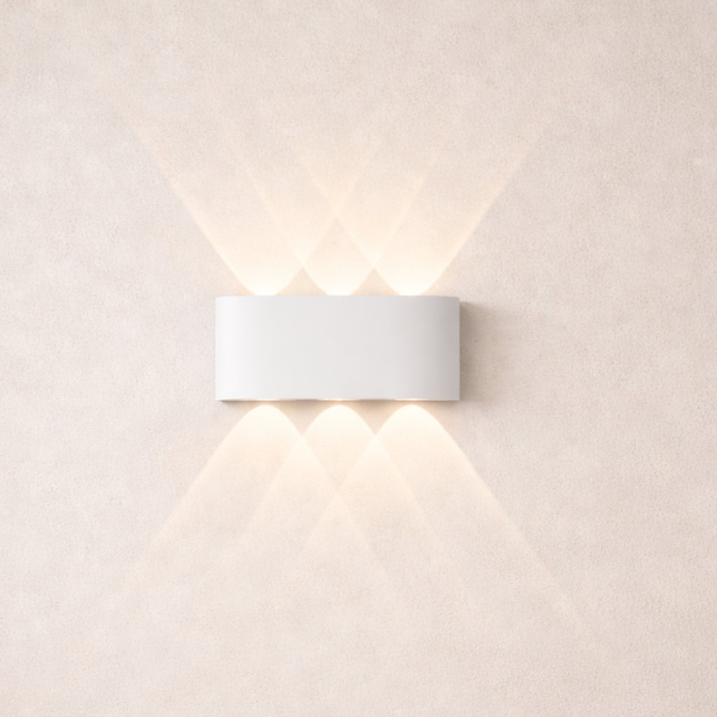 Luz de Parede Moderna LED Direcionada para Cima e para Baixo Interior Exterior