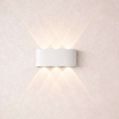 Luz de Parede Moderna LED Direcionada para Cima e para Baixo Interior Exterior