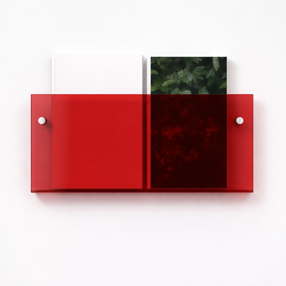 Wandregal Acryl Schwebende Magazinaufbewahrung Organizer