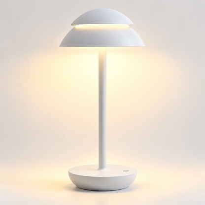 Varm genopladelig bordlampe med moderne design