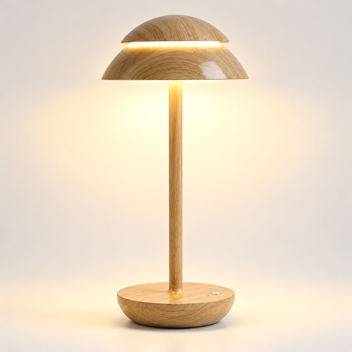 Varm genopladelig bordlampe med moderne design