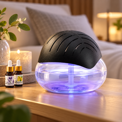 Vandbaseret luftrenser med aromaterapi, diffuser med aromatåge