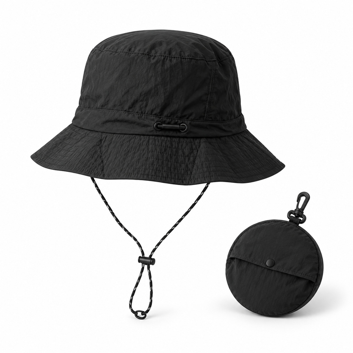 Chapéu de sol resistente à água, de secagem rápida e design dobrável