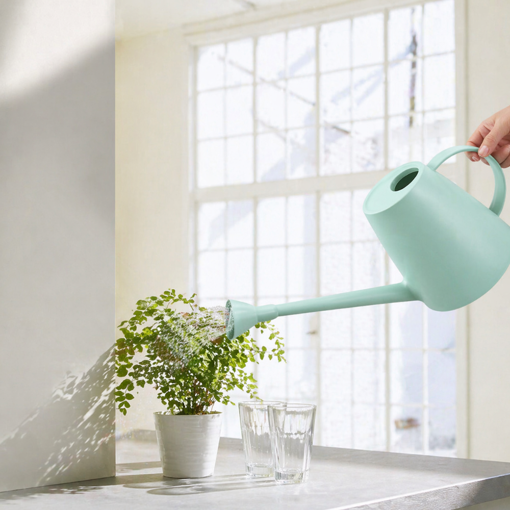regadera de plástico para plantas Regadera Plantas Pico Largo Plástico Interior Exterior 1.8L – DecorsDeluxe