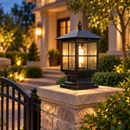 Weatherproof Outdoor Lamp Pillar Lamp Garden Lighting
