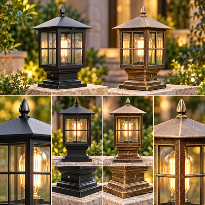 Weatherproof Outdoor Lamp Pillar Lamp Garden Lighting