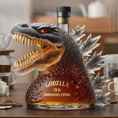 Decanter per Whisky Bottiglia di Vetro Mostro Espositore Decorativo per Bar