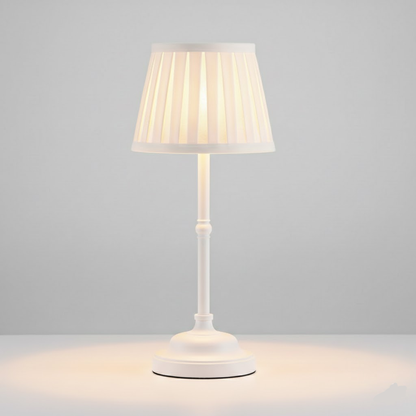 Lámpara de mesa sin cable recargable de latón con LED táctil regulable