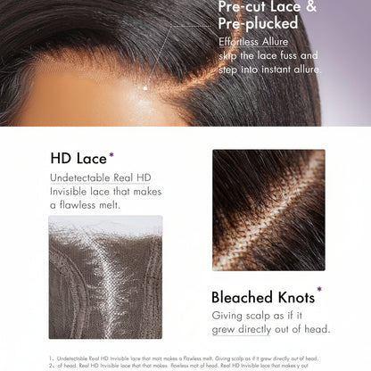Echthaar Perücke Bob Glatt Lace Front Ohne Kleber