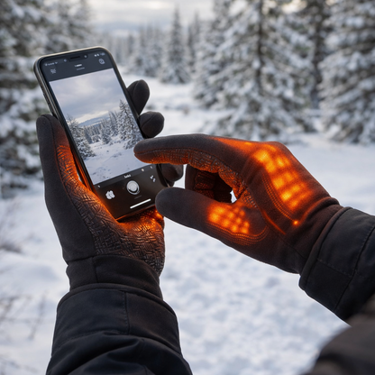 Guanti Invernali Termici per Schermo Tattile da Esterno