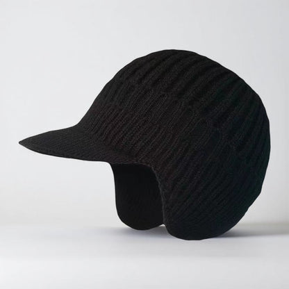 Winter Hat Knit Beanie Visor Ear Flaps Cold Weather