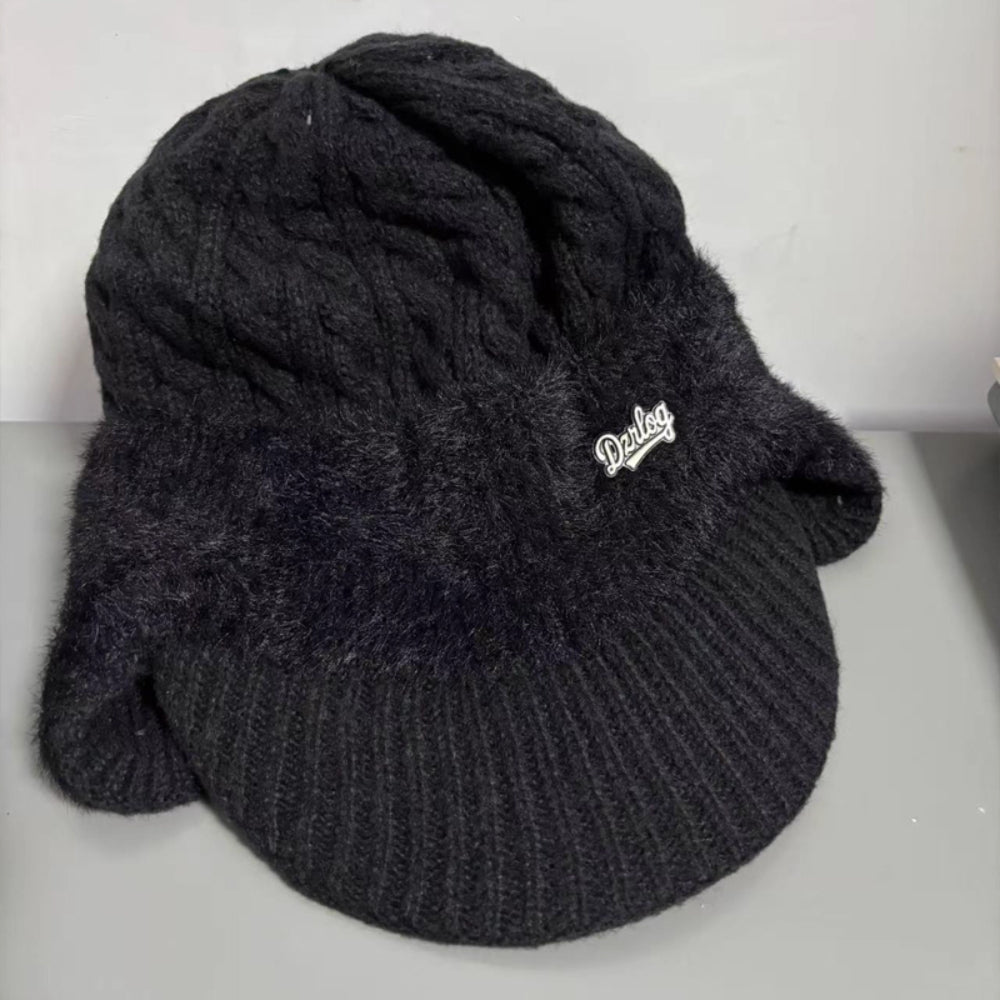 Winter Hat Trapper Ear Flap Knit Cap - Image 12