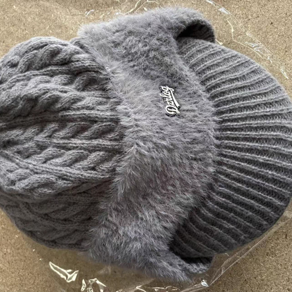 Winter Hat Trapper Ear Flap Knit Cap - Image 13