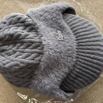 Winter Hat Trapper Ear Flap Knit Cap - Image 13