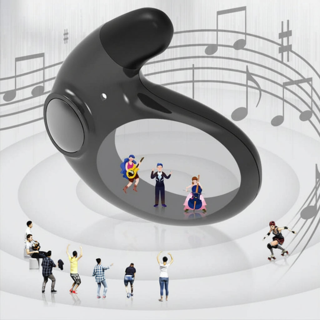 Trådløse øretelefoner med Bluetooth og støjreduktion, in-ear høretelefoner