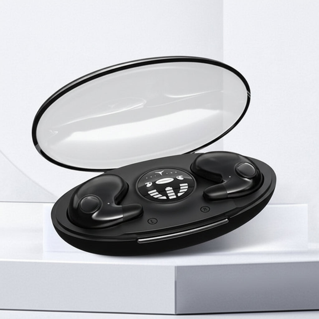 Trådløse øretelefoner med Bluetooth og støjreduktion, in-ear høretelefoner