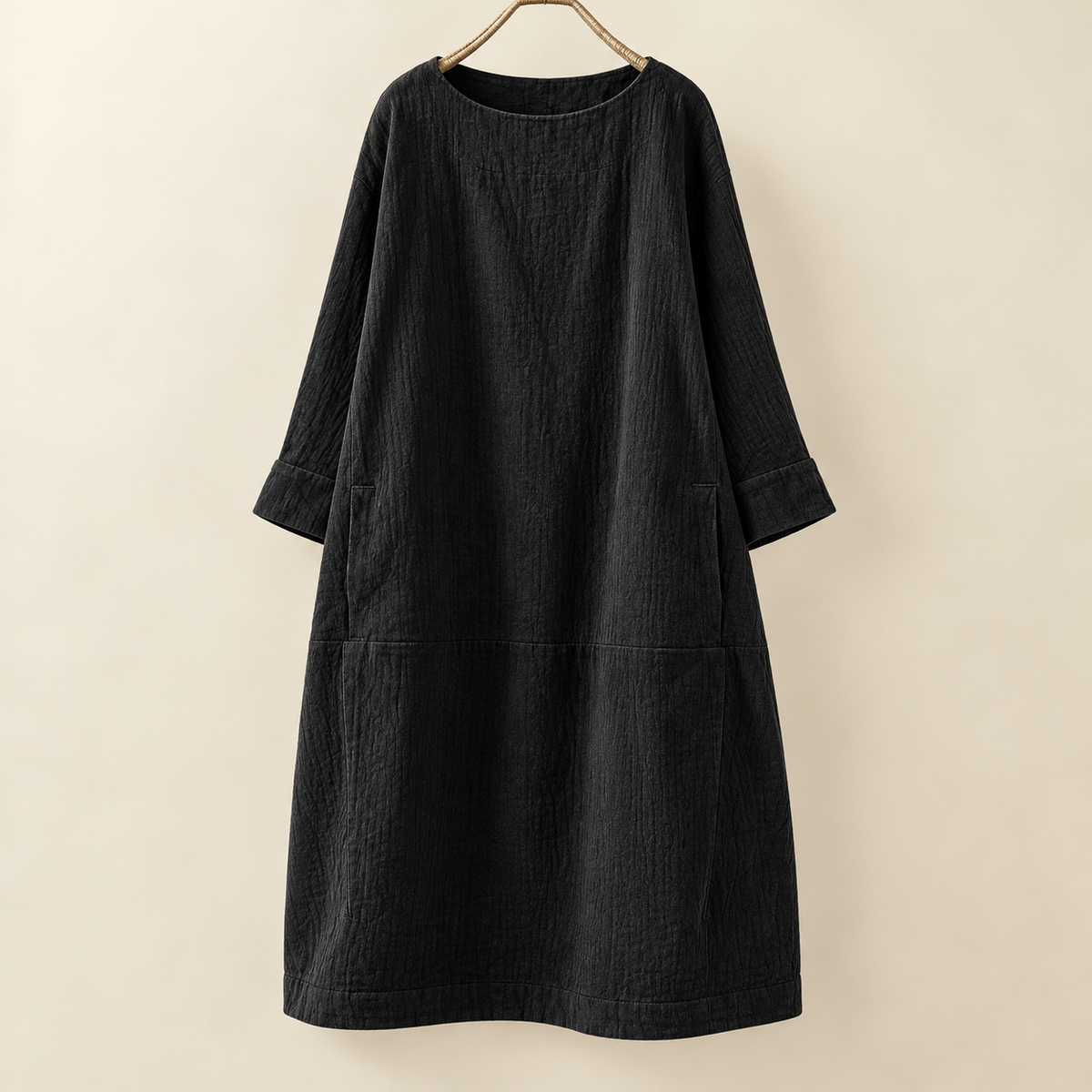 Lässiges A-Linien-Midikleid für Damen | Hochzeitsgast
